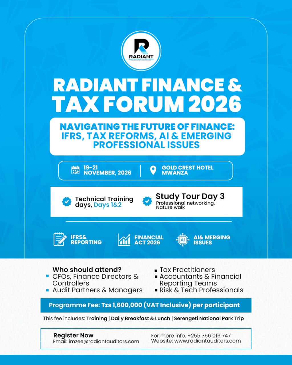 Finance Tax Forum 2026